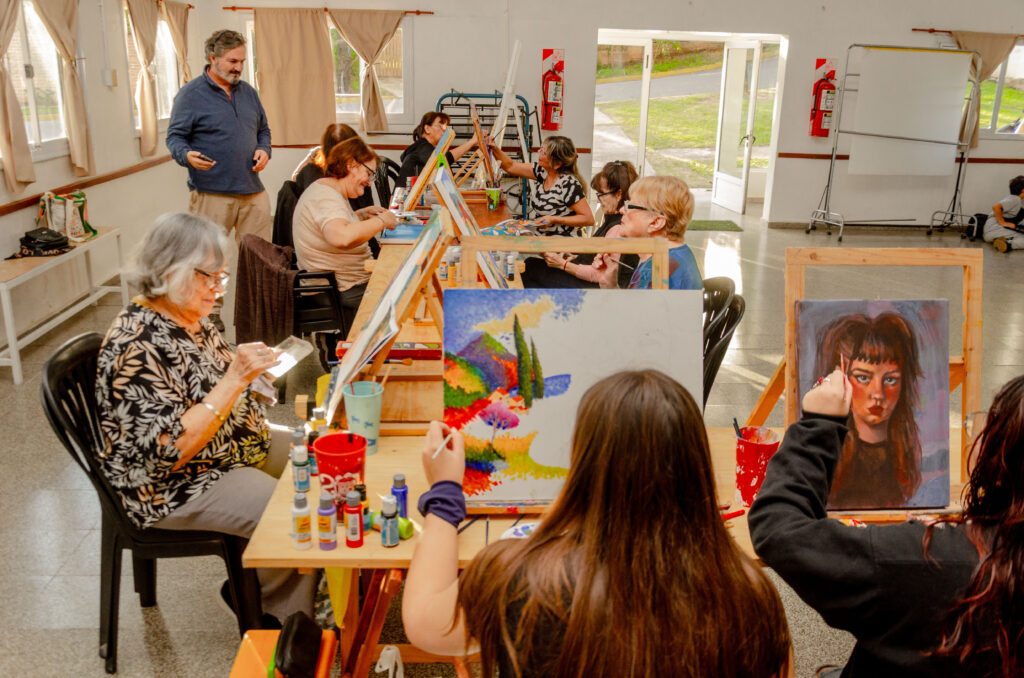 Taller de pintura: donde nacen artistas