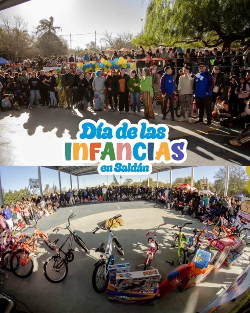 Saldán vivió una fiesta inolvidable por el Día de las Infancias